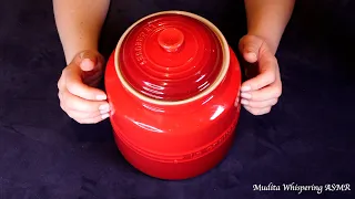 ASMR Tapping on Ceramic Cookie Jar no talking