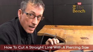 How To Cut A Straight Line With A Piercing Saw - Making Your Own Jewellery At Home