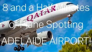 8 MINUTES OF ADELAIDE AIRPORT PLANE SPOTTING! Takeoff and Landing.