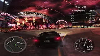 11 Peugeot 206 RC WIN at Sprint racing NFS Underground 2 Gameplay