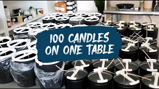 How I Pour My Candles In Bulk For My Business (quick & efficient batch making)