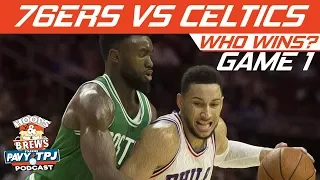 Boston Celtics vs Philadelphia Sixers | Game 1 | Who will win ? | Hoops N Brews