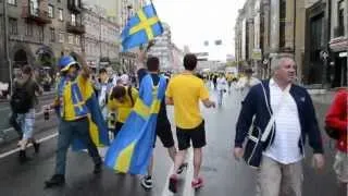 Sweden - England, Euro-2012. Fanzone in Kiev