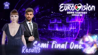 Alternative Eurovision Song Contest #35 • Amman, Jordan • Semi Final One Results