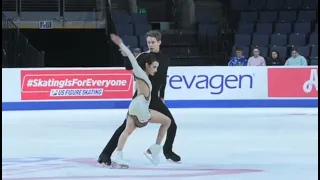 "Time" Free Dance Official Practice | Madison Chock and Evan Bates | Skate America 2023