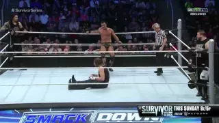 Dean Ambrose & Roman Reigns vs Del Rio & Owens - Smackdown 19/11/15