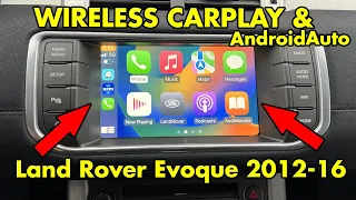 Wireless CarPlay and AndroidAuto in Land Rover Evoque 2012-2016