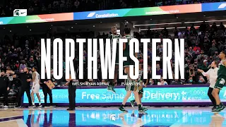 Michigan State Men's Basketball at Northwestern | Cinematic Highlight | Jan. 2, 2022