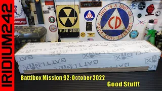 Battlbox Mission 92  - October 2022: Some Great Gear!