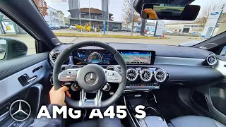 New Mercedes AMG A45 S 2021 Test Drive Review POV