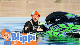 Blippi Explores a Jet Ski | Funny Cartoons & Songs for Kids | Moonbug Kids - Cartoons & Toys