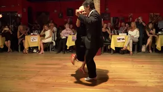 Blanquita, a tango legend 93 years old dance milonga in Sueño Porteño, Buenos Aires