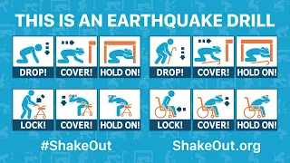 ShakeOut Drill Broadcast in English - Sound Effects