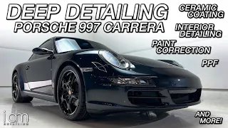 THIS Porsche 997 Carrera gets THE WORKS! Paint Correction, Ceramic Coating, PPF