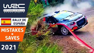 Rally Mistakes, Lucky Escapes and Epic Saves : WRC RallyRACC - Rally de España 2021