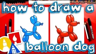 How To Draw A Dog Balloon Animal