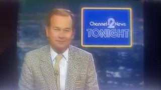 KNXT Channel 2 News Tonight teaser and open February 2, 1982