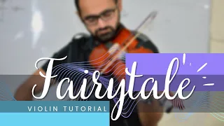 How to play Fairytale on Violin (TABS INCLUDED)