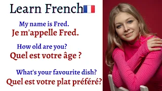 EVERYDAY life  FRENCH  Conversation every French Learner Must Know | Learn French