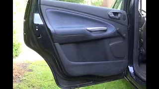 FORD S-MAX Door panel removal and taking out the window