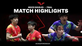 Sun Yingsha/Wang Chuqin vs Hina Hayata/Harimoto Tomokazu | XD Final | Singapore Smash 2023