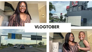 Vlogtober ep. 11| Average day in my life | Airport drop off | Errands| School drop off| SA Youtuber