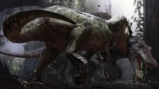 Trex(Bull)vs Spinosaurus[Good Ending]Jurassic Park 3 Fanmade Ending 2K 60Fps