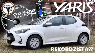 2022 Toyota Yaris 1.5 Hybrid | Ile NAJMNIEJ spali w mieście?