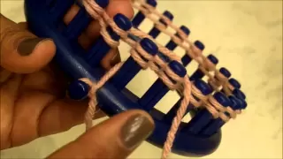 HOW TO LOOM KNIT Step by Step Loom Knitting for Beginners ( Loomahat )