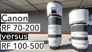 Canon RF 100-500mm vs RF 70-200mm | more speed or more focal length? EOS R vs EOS R5 [4K]