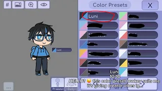 Rating color presets on my OC | Part 1