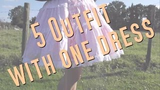 ❤ 5 Outfit with One dress ❤ Lolita outfit ☆