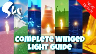 Sky Cotl All WINGED LIGHT LOCATIONS | Beginners Guide | Noob Mode