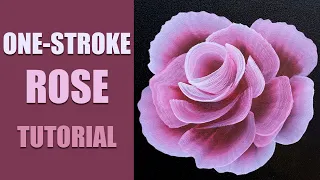 One Stroke Rose: Face Painting Tutorial