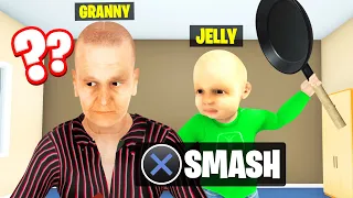 Smash The PAN On GRANNY'S Head! (Grandma Simulator)