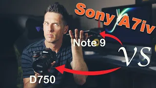 Sony A7iv vs Nikon vs Phone. Image Quality Test