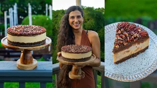 Chocolate Pecan Pumpkin Pie ✨🥧✨ Best Raw Vegan Dessert Recipe 💫