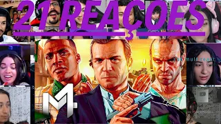 MULT REACT | Michael Franklin & Trevor (Grand Theft Auto) 𝐕 | M4rkim feat Henrique Mendonça e Daarui