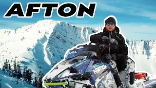 Snowmobile AFTON Wyoming!