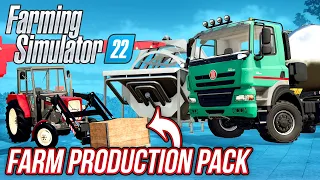 NOVÉ DLC JE TAK TROŠKU ROZBITÉ... | PRVNÍ DOJMY Z FARM PRODUCTION PACK | Farming Simulator 22