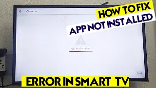 How to Fix App Not Installed Error in TV Smart or Android | 5 Ways to Fix this Error | MI TV