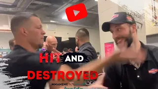 NATE DIAZ SLAPS REPORTER AT UFC / MEME + EFFECTS