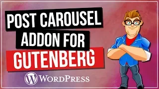 WordPress Carousel - Post Carousel for Gutenberg