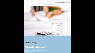 Deutscher Ethikrat zur Sterbehilfe. Teil 1: Begrüßung (22.10.2020)