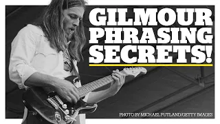 David Gilmour's blues-rock phrasing techniques lesson