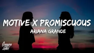 Ariana Grande - Motive X Promiscuous (Lyrics) tell me what's your motive (tiktok)