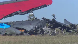 Dallas air show crash: Air traffic control recording of collision that killed six released by FAA