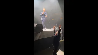Michael Buble Concert Anaheim 2021 - Dylan Emery performs with Michael, steals the show dancing