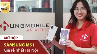 Mở hộp Samsung M51: ĐT pin trâu 7000mAh HOT nhất 2022 |HungMobile