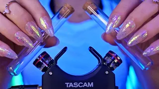 ASMR Tapping on Different Glasses (Some Scratching/No Talking) 1.5HR Tingly Glass Tapping for Sleep